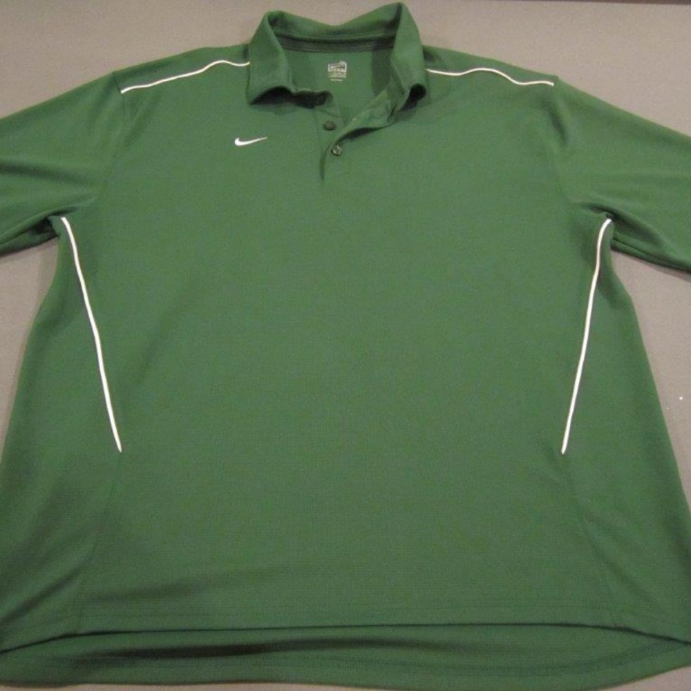 Men's Nike Polo - Hunter Green - Size XL